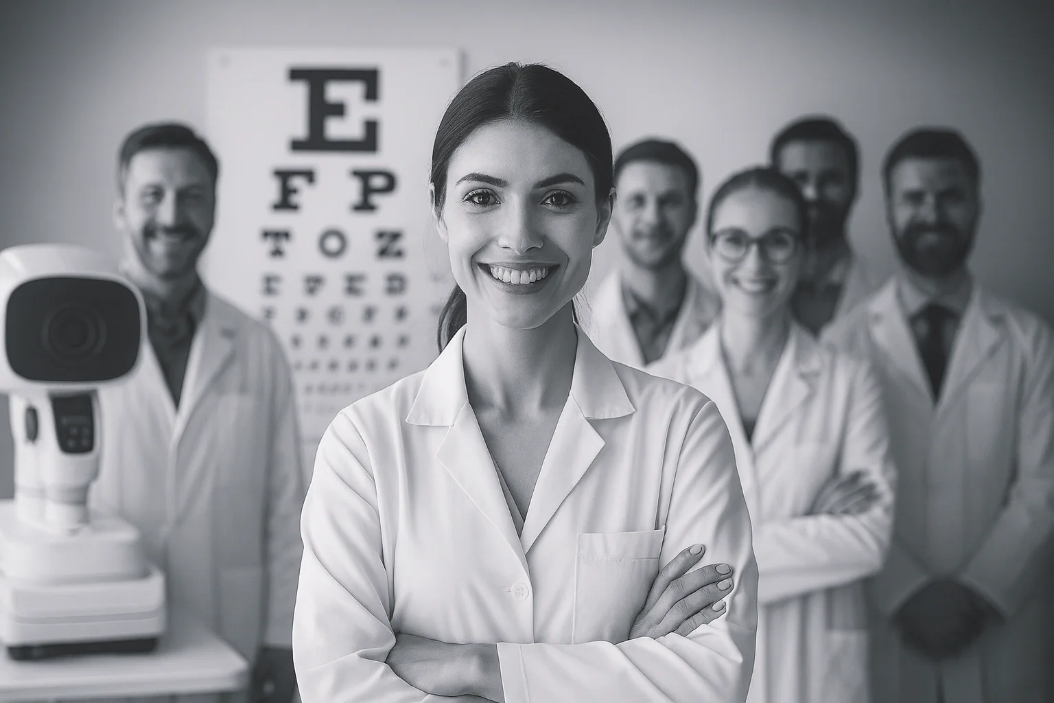 Augenärztliches Team – Symbolbild für eine starke Kontaktlinsenversorgung