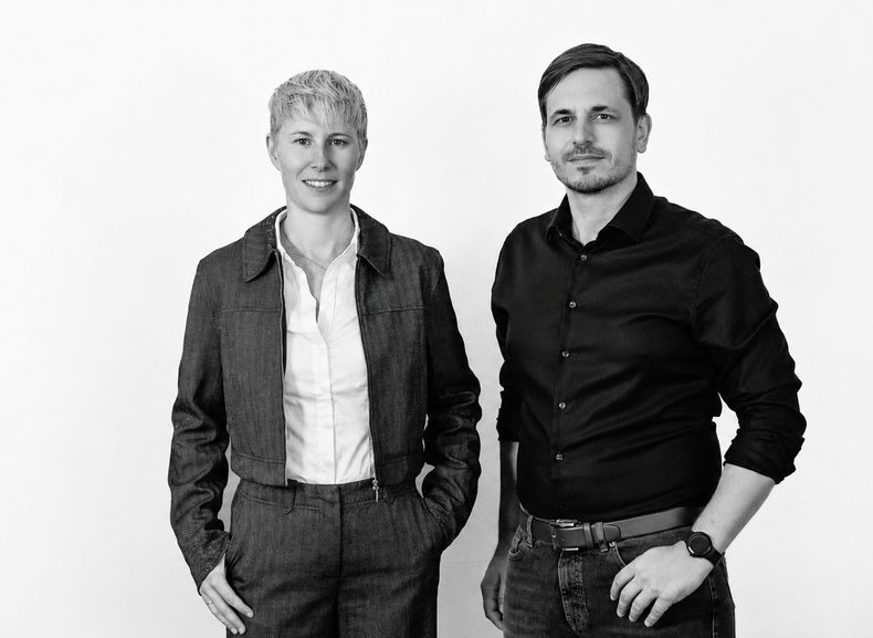 Viviane Hofstätter und Joachim Penn von der Lensmed Group